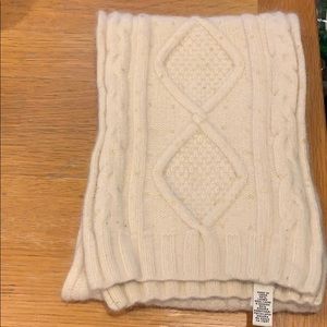 Banana Republic Cream Colored Wool/Angora Scarf